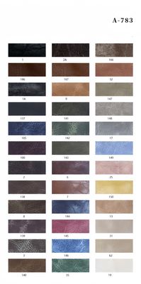 Soft Handfeel 1.5-2.5mm Suede Backing Oil Wax Crazy Horse Leather PVC Artificial Leather per il divano Seat Bag