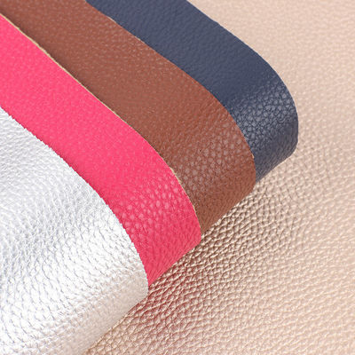 PU in rilievo Rexine Litchi pelle sintetica per borse carta da parati portafogli scarpe quaderni con materiale di pelle finta