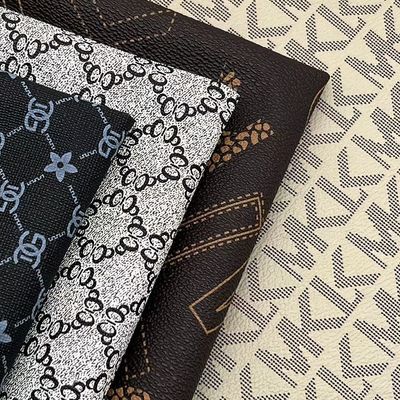 0.5mm tessuto di pelle di PVC stampato per borse, notebook, custodie per telefoni