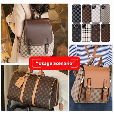 Al dettaglio pelle finta di PVC stampata per borse, custodie per telefoni e tappetini da tavolo