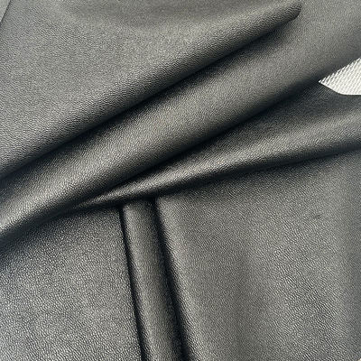 Pvc pelle d'agnello grano pelle finta stretch blackout impermeabile