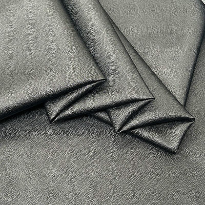 Pvc pelle d'agnello grano pelle finta stretch blackout impermeabile