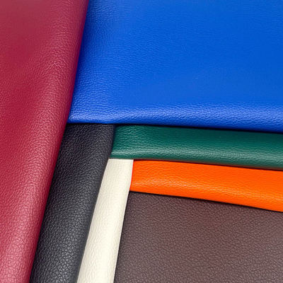 Vendita all'ingrosso in fabbrica PVC 0,6 mm Texture Litchi Ecopelle goffrata in pelle sintetica artificiale per sedili auto, borse, decorazioni per piedi