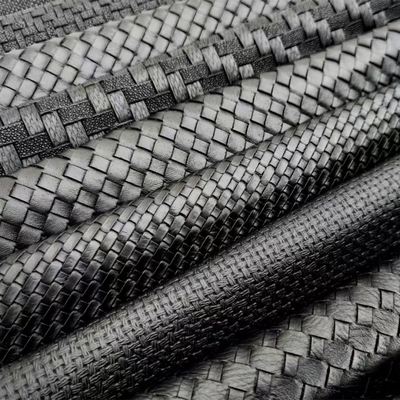 Tessuti a ciclo con tessuto tessuto in pvc pelle sintetica scarpe in rilievo borse mobili artigianato auto tessuti in pelle finta stretch