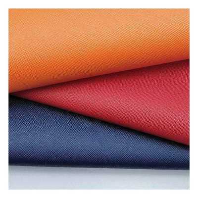 Pvc pelle sintetica artificiale a grano incrociato per portafoglio, custodia di imballaggio, scarpe, notebook, tessuto in pelle