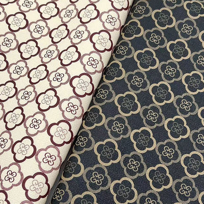 Pvc Quattro foglie di trifoglio Stile stampato Pelle artificiale sintetica per sacchetti confezionamento Notebook telefono Shell tessuto di pelle finta