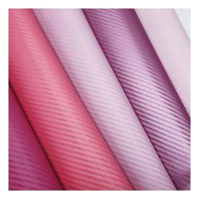Pelle sintetica PU in fibra di carbonio da 1,0 mm di spessore per borse, portafogli, cinture, boutique di auto, materiale in similpelle