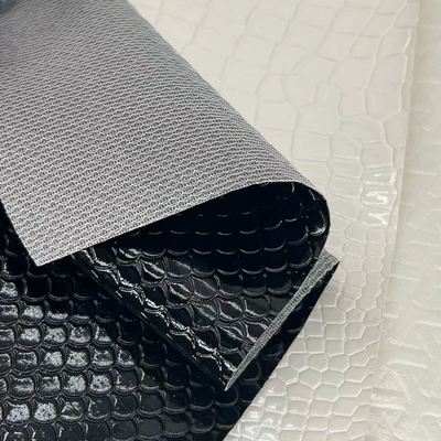 Custodia per telefono in pelle sintetica PVC, artigianato per mobili, stile goffrato lucido e scintillante con funzione elasticizzata, fodera impermeabile per divano