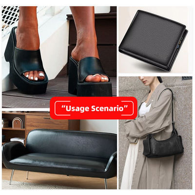 Pelle sintetica artificiale in PVC con retro doppio spazzolato all'ingrosso, vari modelli goffrati per borse, divani e materiali in similpelle