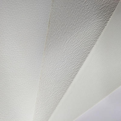 Pvc Bianco Stampa digitale in rilievo Pelle artificiale sintetica per borsa Notebook telefono Conchiglia Tavolo Mat Faux tessuto di pelle