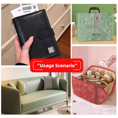 Tissu in pelle sintetica stampato in PVC impermeabile a motore a olio per notebook / tappetino da tavolo / scatola di imballaggio con conchiglia per telefono per borse artigianali