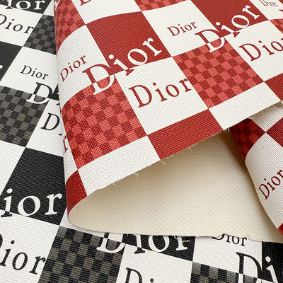 Tessuto di pelle finta in PVC stampato di spessore 0,8 mm per borse e borsette