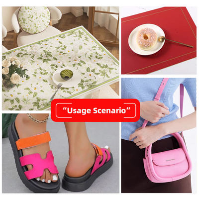 Pelle sintetica semi PU double face spessore 1,5 mm per borse, scarpe e tappezzeria