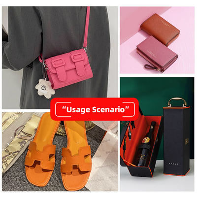 Pelle sintetica PVC Saffiano a motivo incrociato per arredamento, larghezza 54"