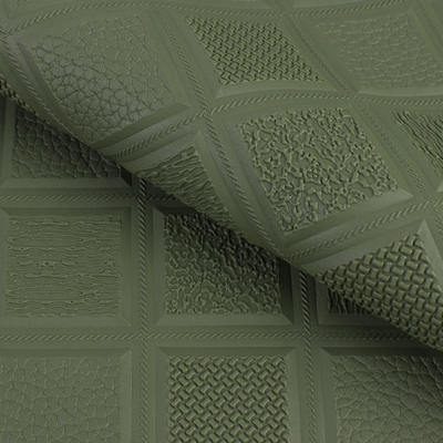 Pelle sintetica artificiale in stile rombo antiscivolo in PVC per sedili auto, divani, decorazioni, borse, tessuto in similpelle