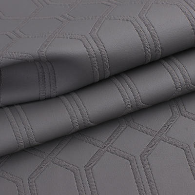 Imitazione di PVC ricamo Esagono pelle sintetica artificiale per auto piedi sedili auto divano decorazione borsa tessuto di pelle finta