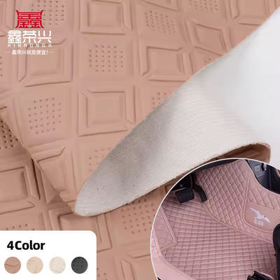 Pvc Diamante Punzione in stile in rilievo pelle sintetica artificiale per auto piedi sedili auto divano decorazione borsa tessuto di pelle finta