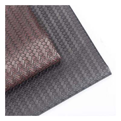 Borsa a mano con tessuto obliquo in Pvc a punto Tappezzeria Imballaggio Portafoglio Scatola Scarpe Notebook Tessuto in pelle finta