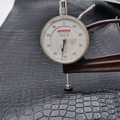 Custodia per portafoglio in pelle sintetica con motivo coccodrillo in PVC, scarpe, tessuto in pelle per notebook