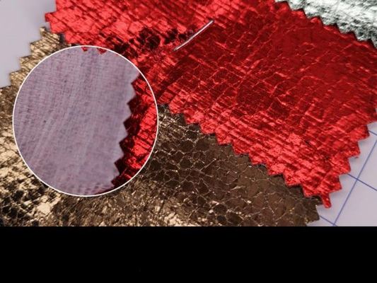 Pvc grano di coccodrillo tessuto di cuoio sintetico in rilievo estensione impermeabile per il portafoglio scarpe portatili borsa da sofà mobili uso