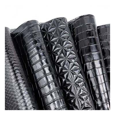 Modello di pelle sintetica in Pvc di alta lucentezza Modello di pelle sintetica per animali Scarpe e borse Tessuti di pelle finta