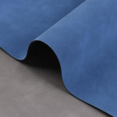 PU in due toni pelle scamosciata sintetica nubuck per borse, scarpe, portafogli, decorazioni, quaderni, custodie, tessuto in ecopelle