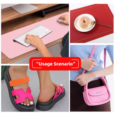 Imitazione di microfibra PU 5 kg resistenza allo sbucciamento pelle sintetica per scarpe cintura borsa divano mitten tessuto di pelle finta