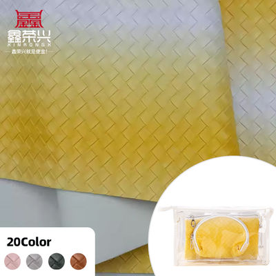 1.1mm Spessore 54/55" Larghezza 20 Colori Pvc Pelle Faux Pelle Tessuto per borse da mano e casa