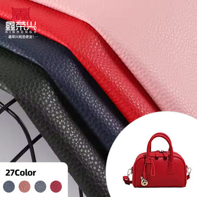 Pelle PVC 58 colori con retro doppio spazzolato e motivo goffrato per borse e mobili