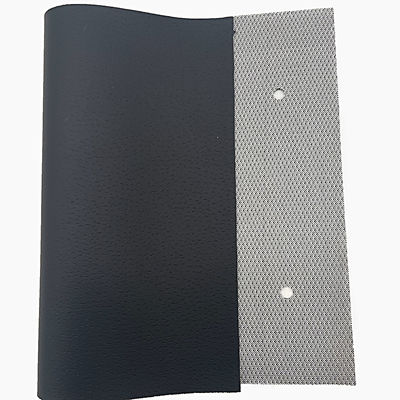 Tessuto in ecopelle PVC con 7 colori a magazzino, MOQ 50 iarde e capacità produttiva di 100000 metri