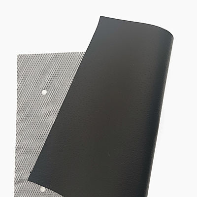 Tessuto in ecopelle PVC con 7 colori a magazzino, MOQ 50 iarde e capacità produttiva di 100000 metri