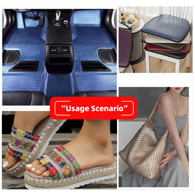 Pvc lucido in stile nido in rilievo tessuto di pelle artificiale sintetica per sedili auto borse da piedi divani mobili