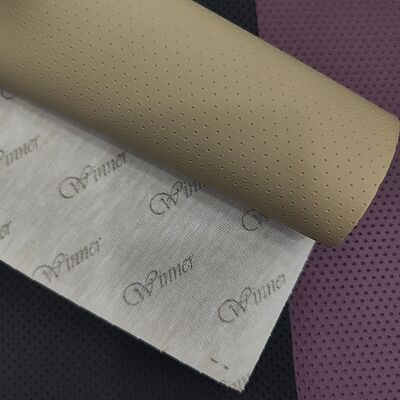 Vendita Calda PVC Fori d'aria Sintetico Artificiale Perforato Pelle Rivestimento Automobilistico Sedia Divano Letto Sedile Auto Tessuto in Finta Pelle