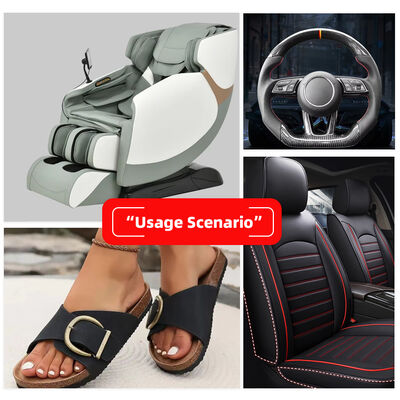 Vendita Calda PVC Fori d'aria Sintetico Artificiale Perforato Pelle Rivestimento Automobilistico Sedia Divano Letto Sedile Auto Tessuto in Finta Pelle