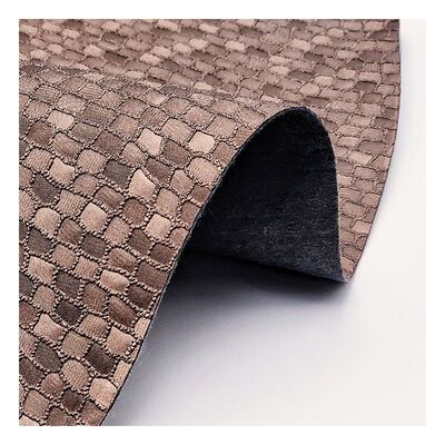 Pelle sintetica artificiale con motivo a grana di pietra perlata in PVC per imballaggio, portafogli, scatole, scarpe, quaderni, tessuto in similpelle