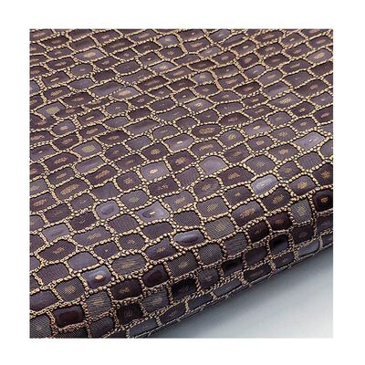 Pelle sintetica artificiale con motivo a grana di pietra perlata in PVC per imballaggio, portafogli, scatole, scarpe, quaderni, tessuto in similpelle