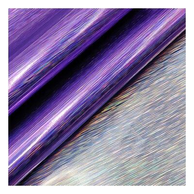 Rainbow Pu Holographic Wire-Drawing Figure Incorporazione di calzature di pelle artificiale Falsato Vanità Case Borsa da mano Notebook tessuto di pelle