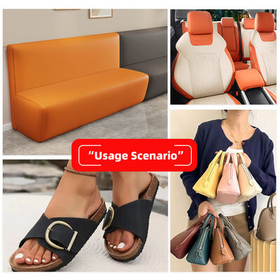 Microfibra PU 0.6mm Napa Grain cuoio sintetico sacchetti in tessuto durevole divani mobili scarpe portafogli auto artigianato decorativo all'aperto