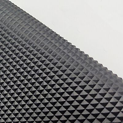 Tessuto in ecopelle effetto diamante PVC per tappetini per auto, bagagli, borse, decorazioni per pavimenti, mobili versatili, artigianato, divani