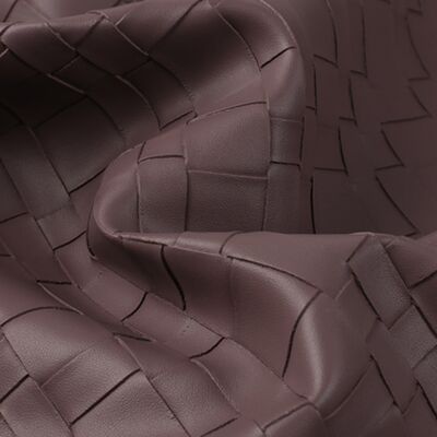 PVC Big Woven Pattern Artificial Synthetic Leather for Bag Packing Box Sofa Chair Belt Faux Leather Fabric Materials