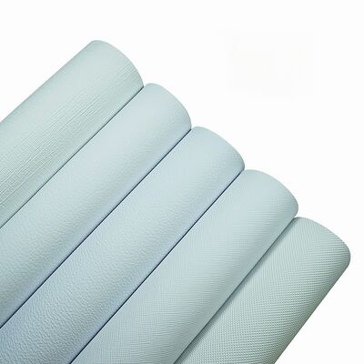 White PVC Embossed Fabric for Furniture Decorative Digital Printing Synthetic Artificial Leather for Bag Phone Shell Table Mat