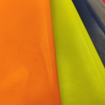 PVC Knitting Cloth R64 Pattern Leather Artificial Synthetic Fanx Leather  Car Sofa Leather Fabric Wholesale