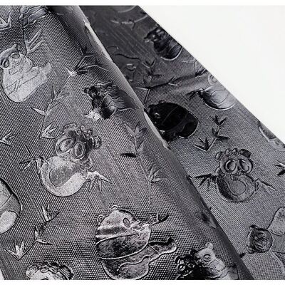 PVC all'ingrosso Highlights di 045 # Finta pelle con motivo a grana di panda, scarpe, scatola, taccuino, tessuto