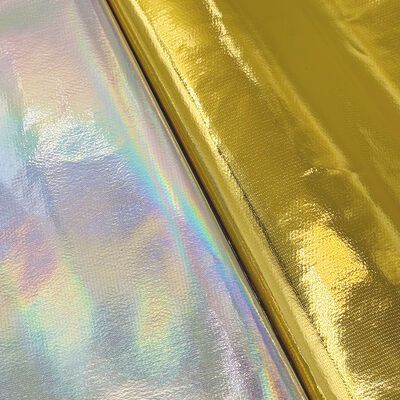 PVC pelle olografica laser specchio metallico pelle sintetica impermeabile materiali falsi per divano tappetino da tavolo scarpe da bagno