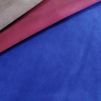 PU Nubuck Leather Synthetic Leather Fabric Imitation Cotton Bottom Shoes Bags Notebook Fabric Spot Wholesale