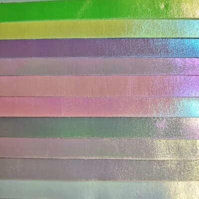 Pelle sintetica olografica Laser Macaron