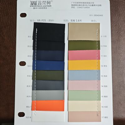 FILMATO DI PELLE MATTA Ampia gamma di imballaggi Prodotti in pelle disponibili in PVC PU e semi-PU per diversi usi industriali