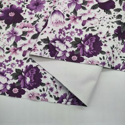 Fiori colorati stampati PVC PU Materiale di pelle sintetica finta