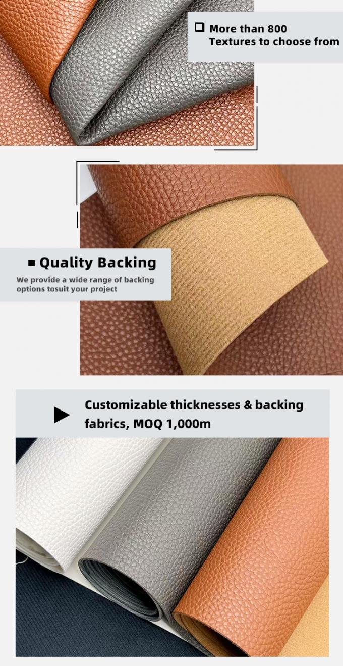 Pelle sintetica in PVC con motivo Litchi spessa 1,8 mm per borse, tappetini, cinture, decorazioni per divani - Arredamento versatile, artigianato per esterni 5