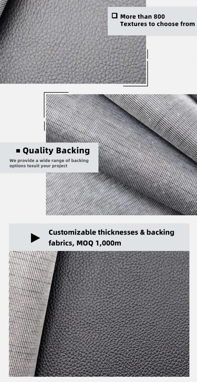 Pvc vari modelli di grano di lichee pelle sintetica artificiale Prezzo economico sedia divano scarpe auto piede tappeto pelle finta 5